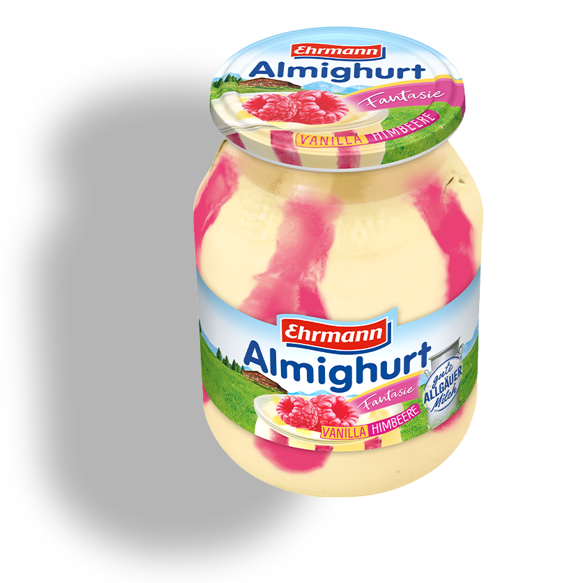 Ehrmann Almighurt Glass Vanilla-Raspberry 500g