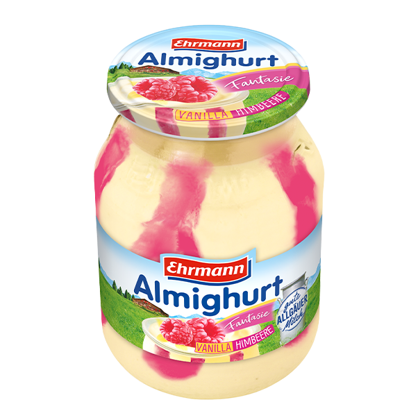 Ehrmann Almighurt Glass Vanilla-Raspberry 500g